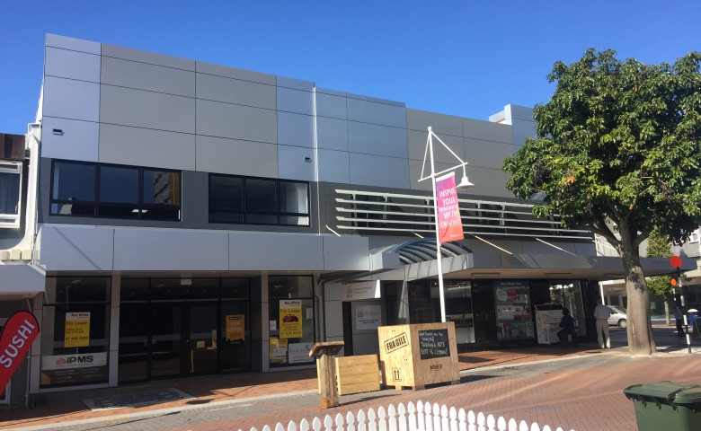 warf street tauranga finished road frontage matching existing buildings