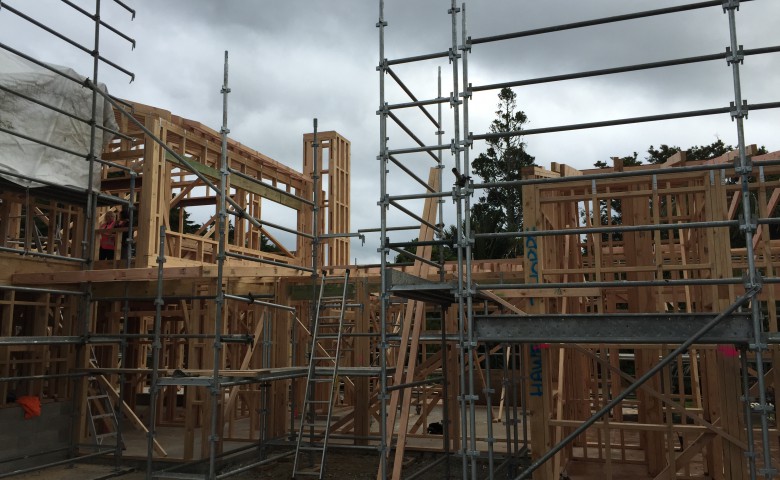 High-end Residential Build – Bay of Plenty framing