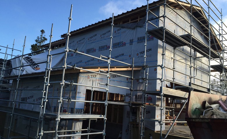 High-end Residential Build – Bay of Plenty scaffolding IPMS